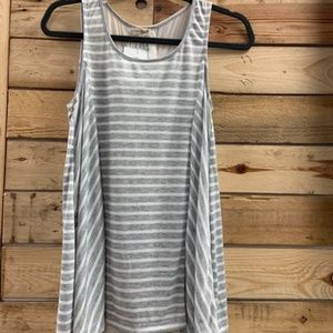 Women's Hem & Thread Striped Tank